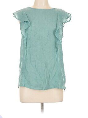 Harve Bernard Women's Size Large Flutter Sleeve Blouse